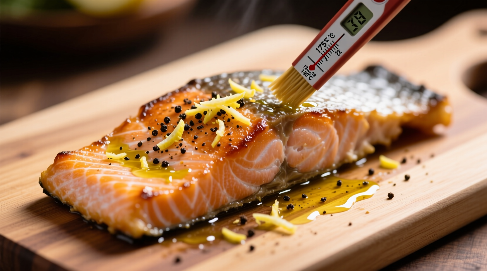 what temp to cook salmon at