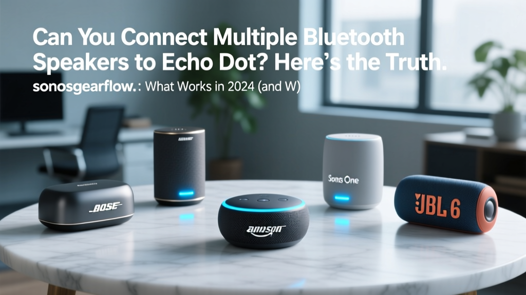 Can You Connect Multiple Bluetooth Speakers to Echo Dot?