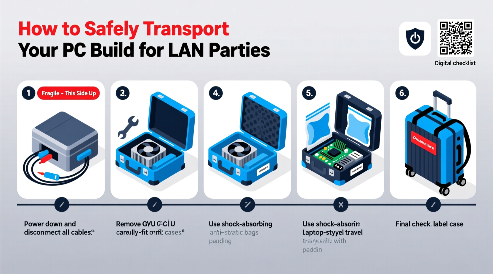 how to safely transport your pc build for lan parties without damage