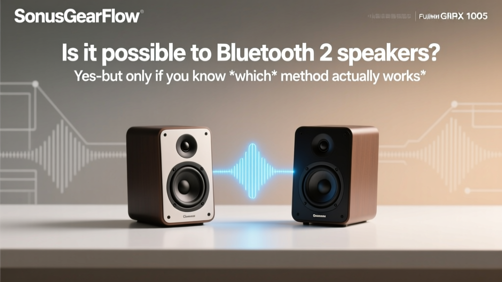Bluetooth 2 Speakers: The Real 2026 Guide
