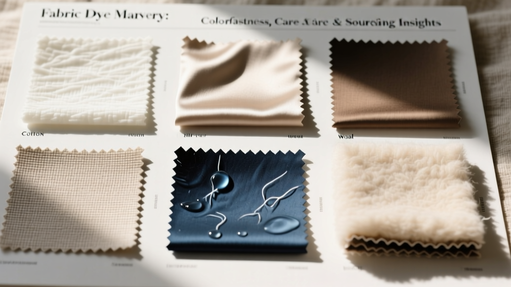 Fabric Dye Mastery: Colorfastness, Care & Sourcing Insights