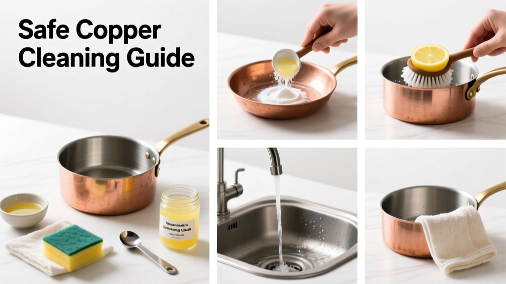 How to Clean Copper Pots, Pans, and Fixtures Safely