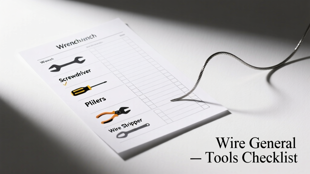 Wire General Tools Checklist: A Field-Tested, Precision-Focused Inventory for Embedded Engineers