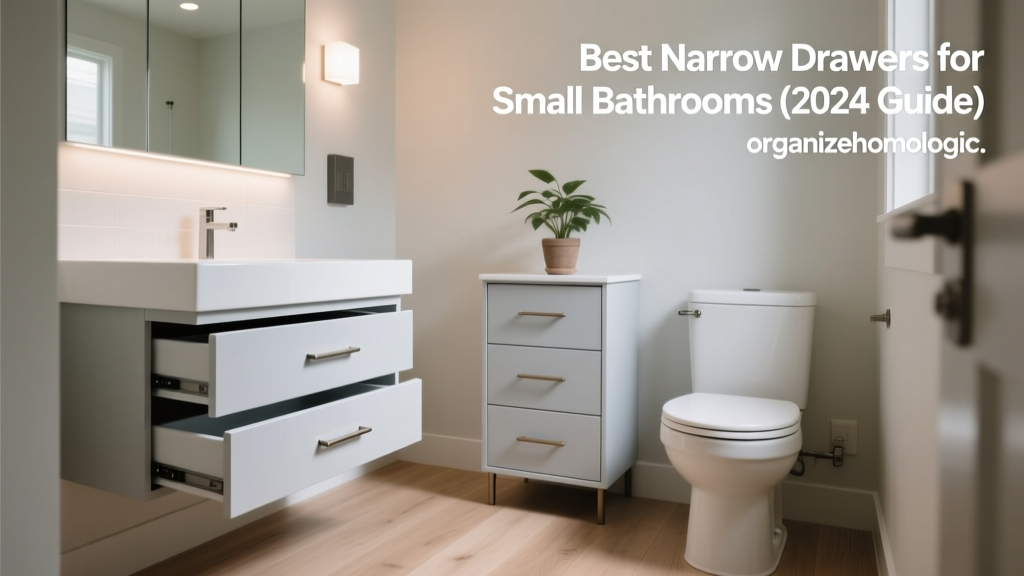 Best Narrow Drawers for Small Bathrooms (2024 Guide)