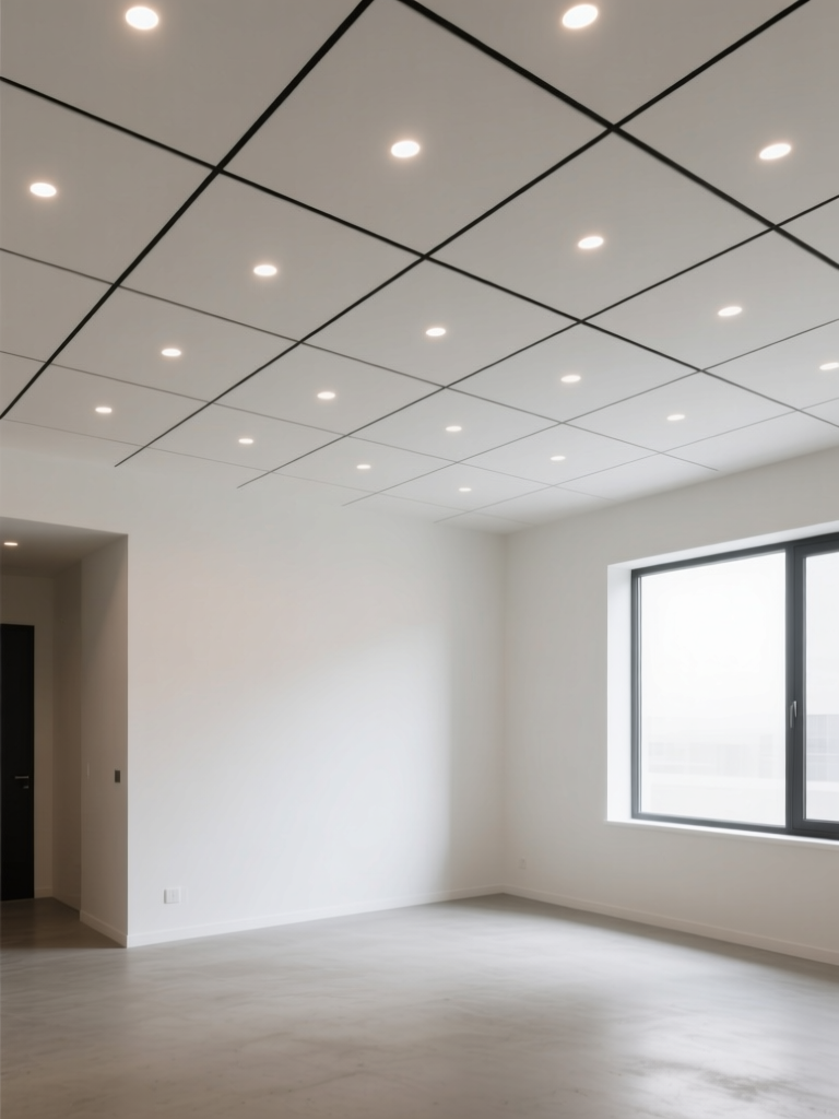 Recessed lighting layout
