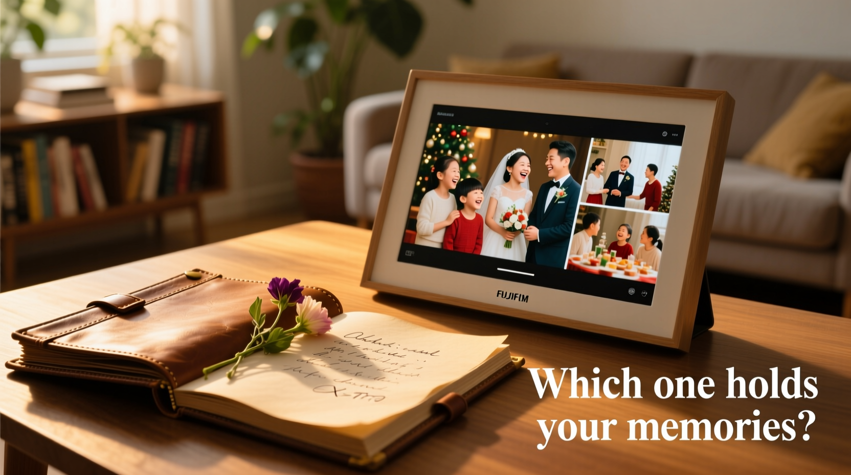 digital photo frame vs printed albums which makes a more heartfelt gift