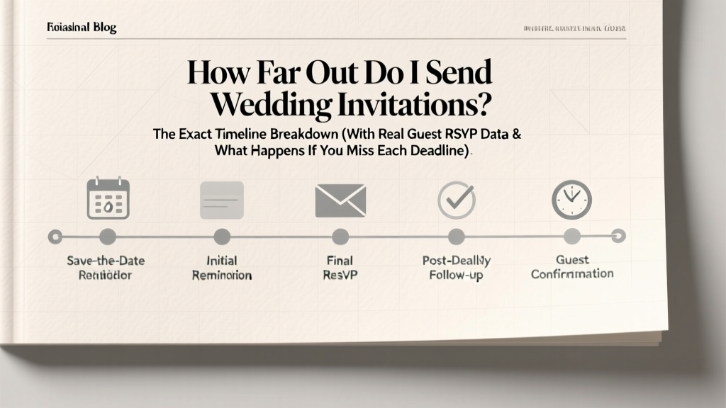 How Far Out Do I Send Wedding Invitations