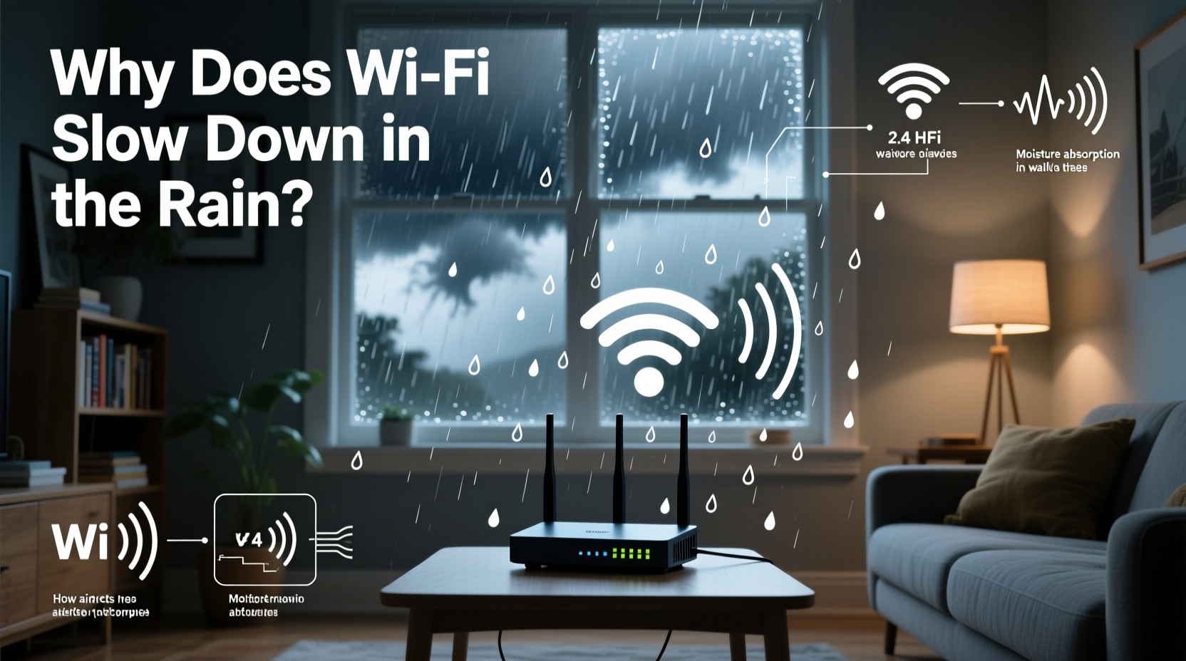 why does my wifi slow down when it rains debunking myths and finding real causes