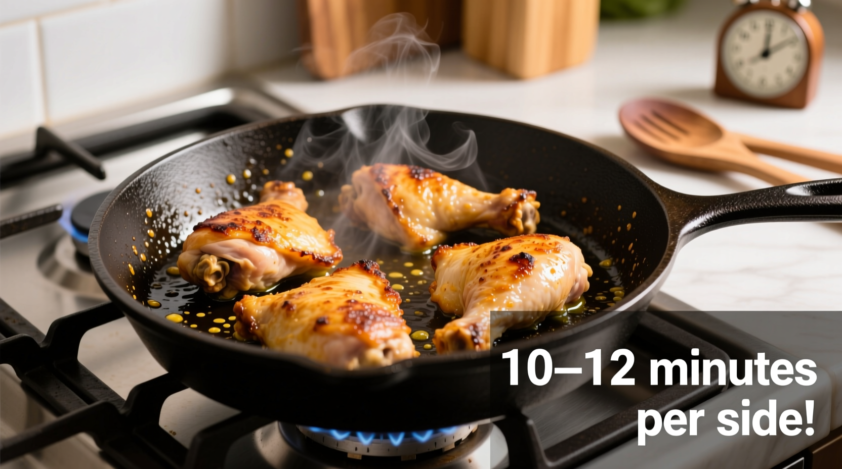 how long cook chicken thighs on stove