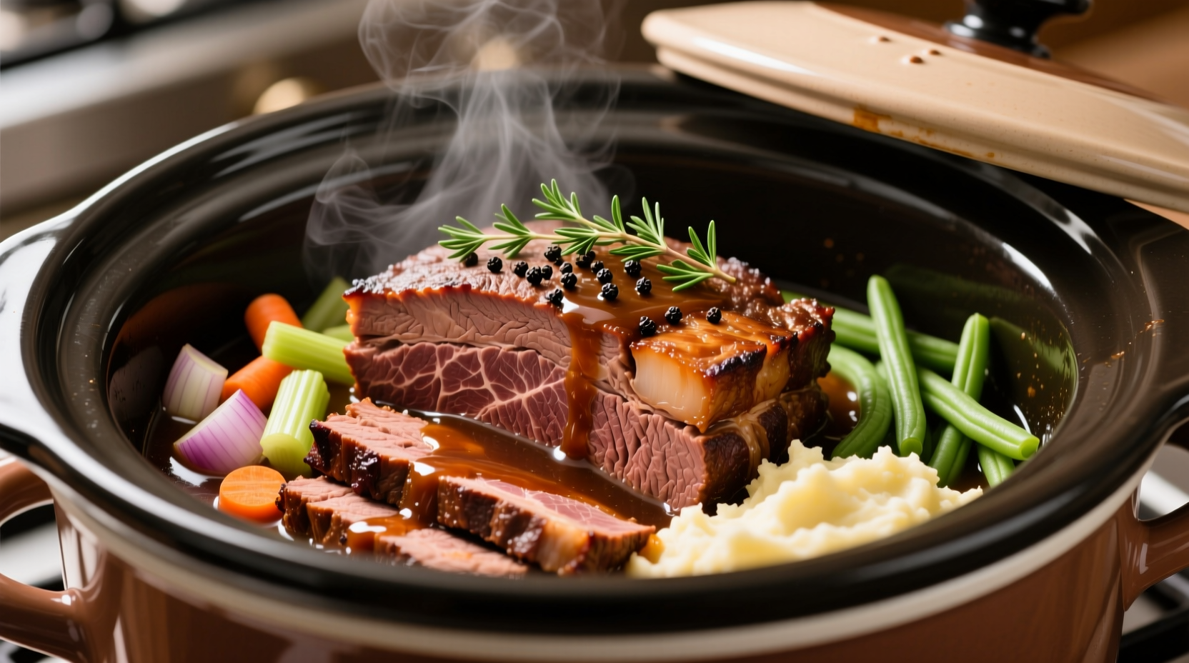 how do i cook a brisket in a crock pot