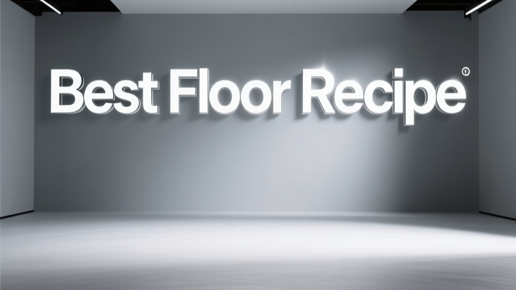 The Best Floor Recipe: Science-Based Formulations for Concrete, Epoxy, and Polished Concrete Floors