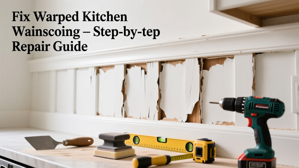 Fix Warped Kitchen Wainscoting: Causes & Repair Guide
