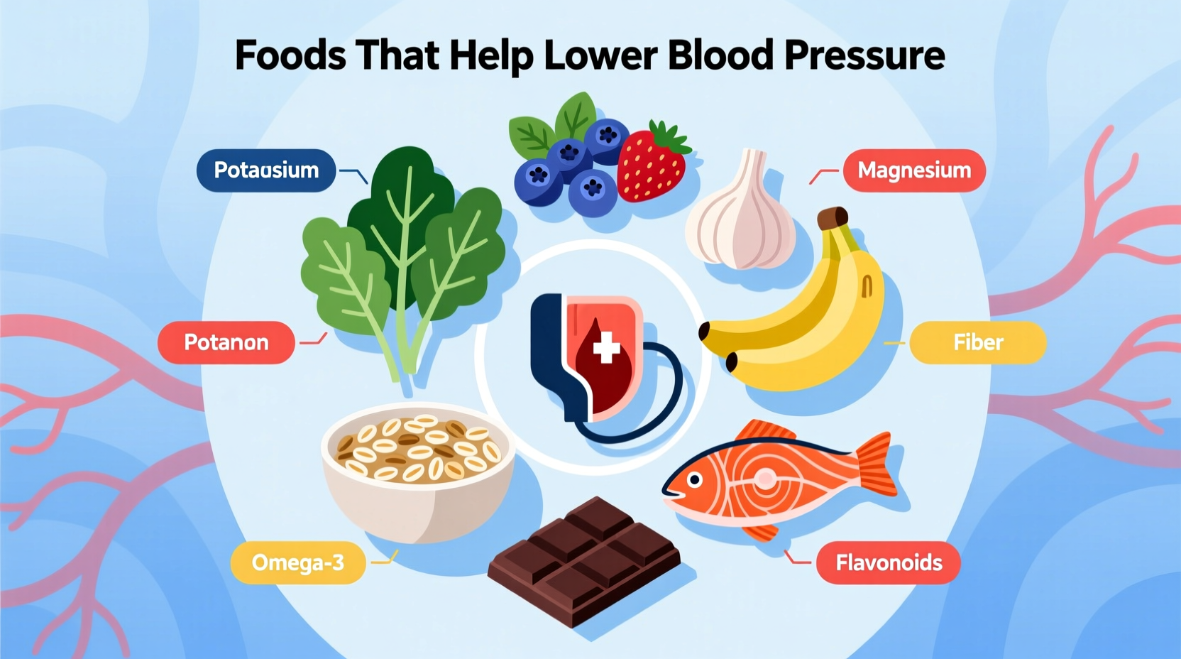 what foods help lower blood pressure