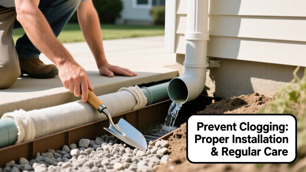 How to Prevent a French Drain from Clogging