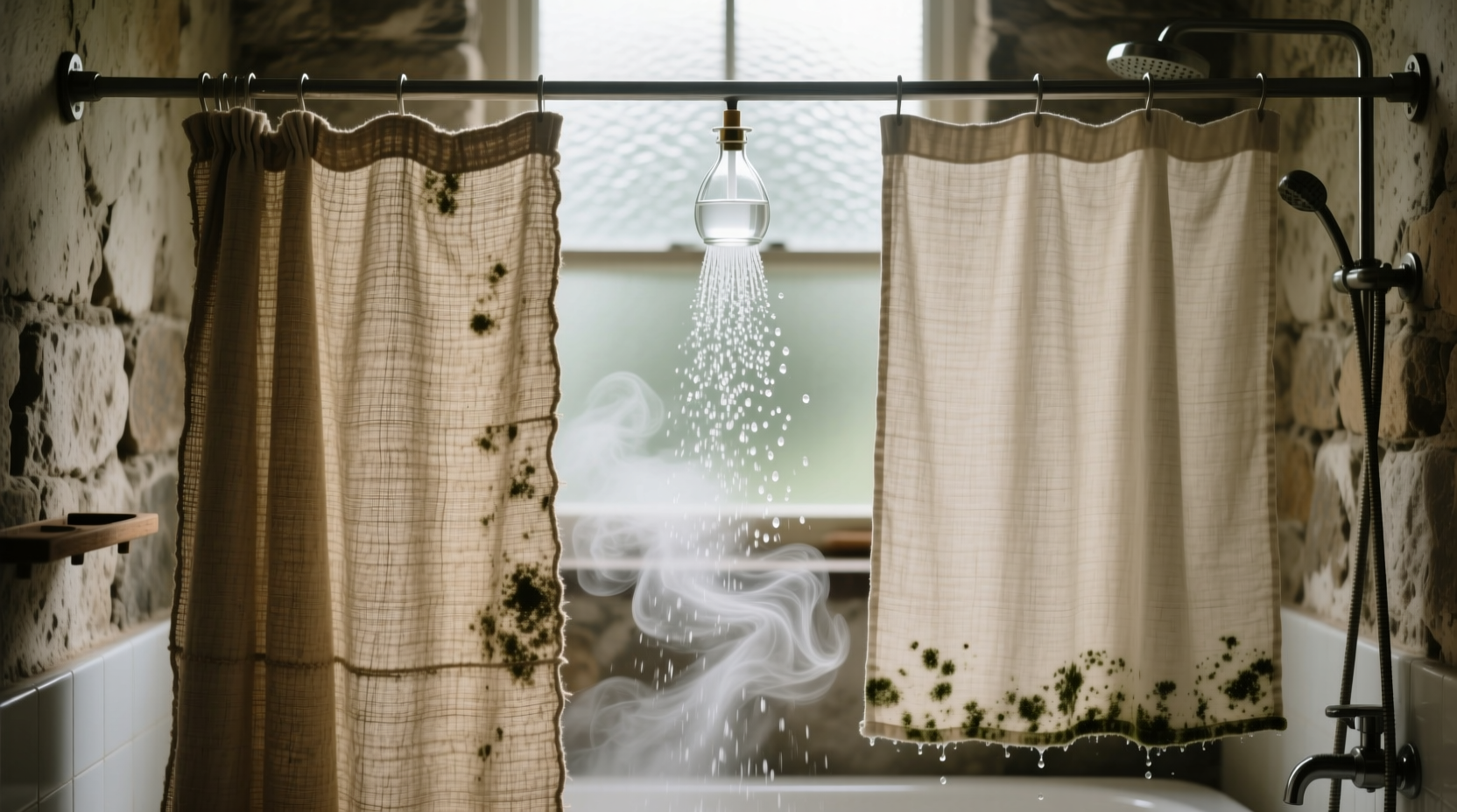 hemp vs linen shower curtain mildew resistance