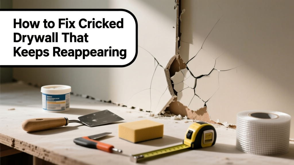 How to Fix Cracked Drywall That Keeps Reappearing