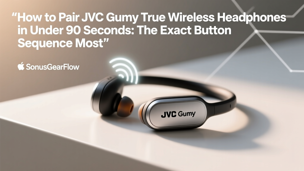 JVC Gumy Pairing Guide: Fixes & Multi-Device Tips