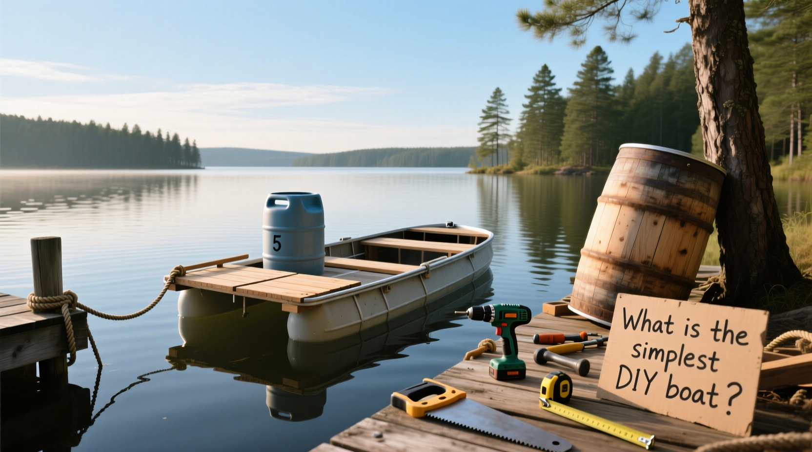 How to Choose a DIY Pontoon Boat: What Is the Simplest DIY Boat?