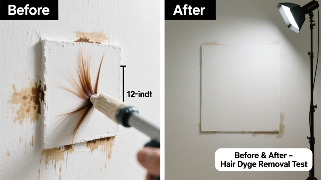 How to Remove Hair Dye from Painted Walls Safely