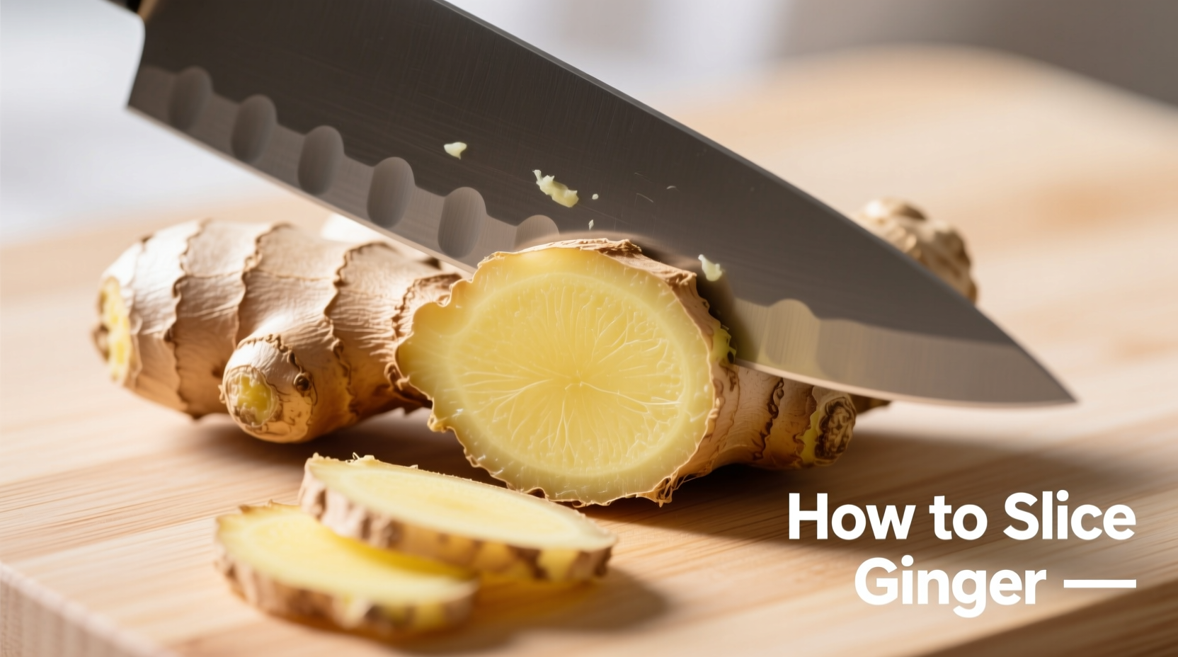 Vergleich verschiedener Ingwerschnitte für unterschiedliche Gerichte