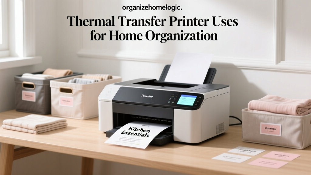 Thermal Transfer Printer Uses for Home Organization