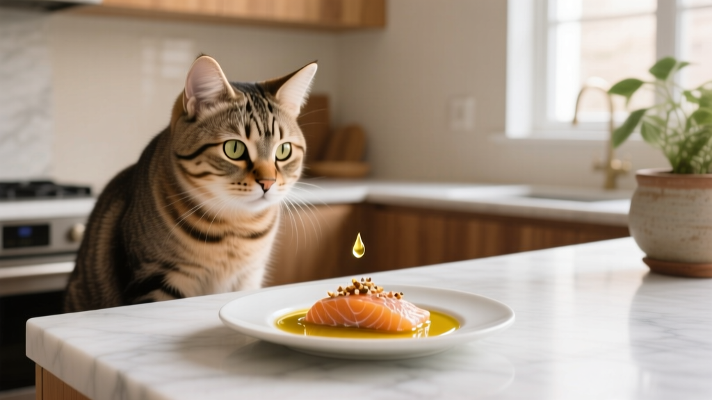 Why Cats Prefer Food With Sardinia Oil Drizzle