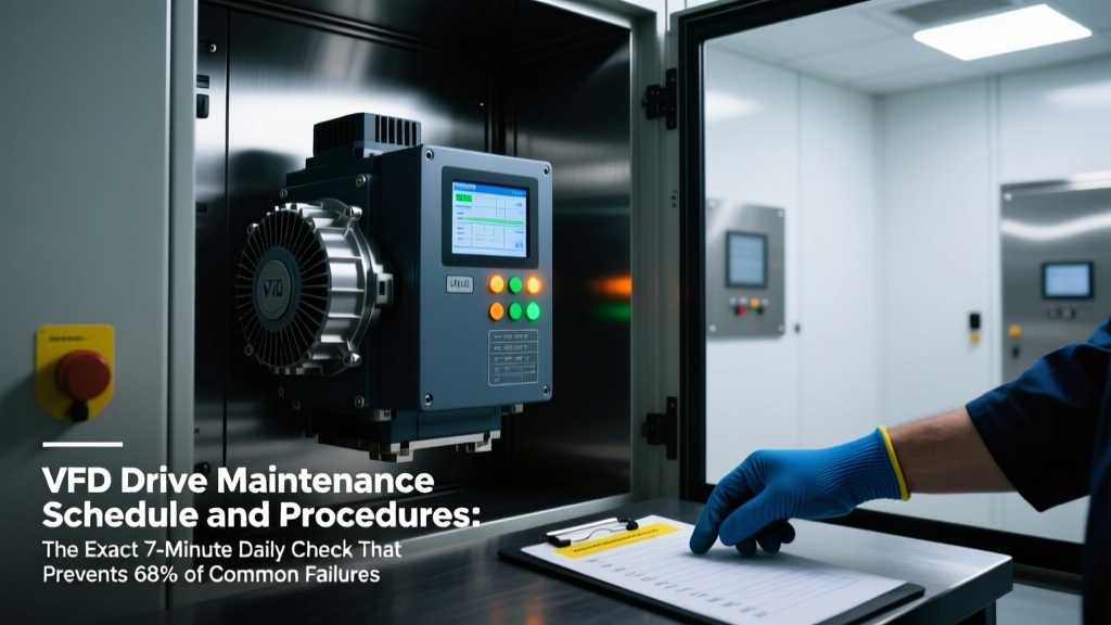 VFD Maintenance Schedule: 7-Min Daily Check Prevents 68%