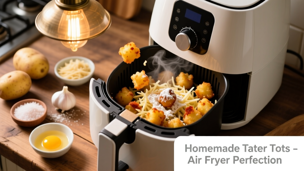 Best Homemade Fried Tater Tots Recipe (Air Fryer)