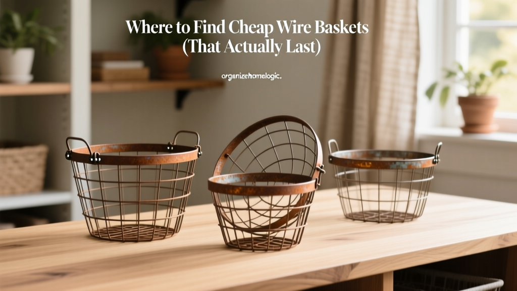 Where to Find Cheap Wire Baskets (That Actually Last)