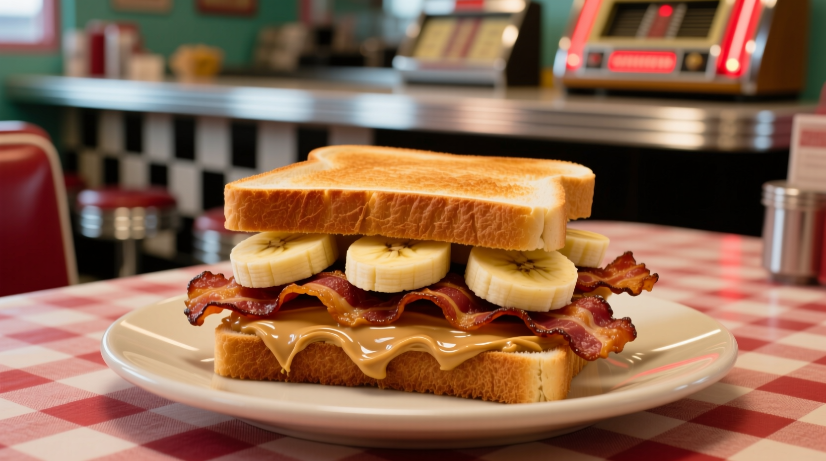 elvis sandwich peanut butter banana bacon