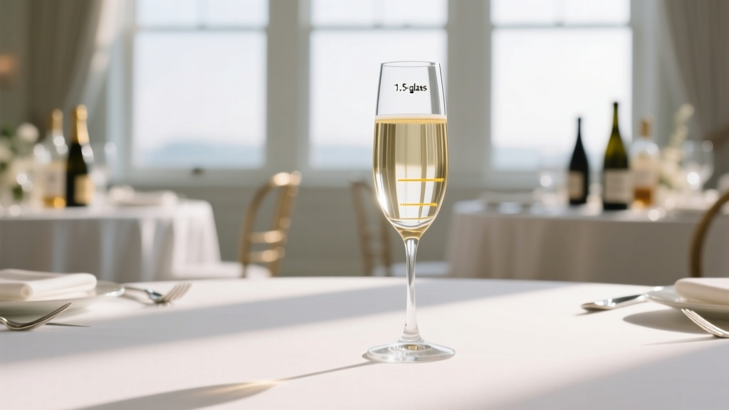Champagne Per Person Wedding: 1.5 Glasses (2026)