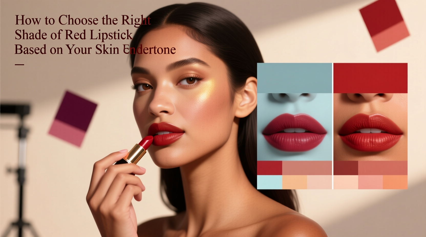How To Choose The Right Shade Of Red Lipstick Based On Your Skin Undertone