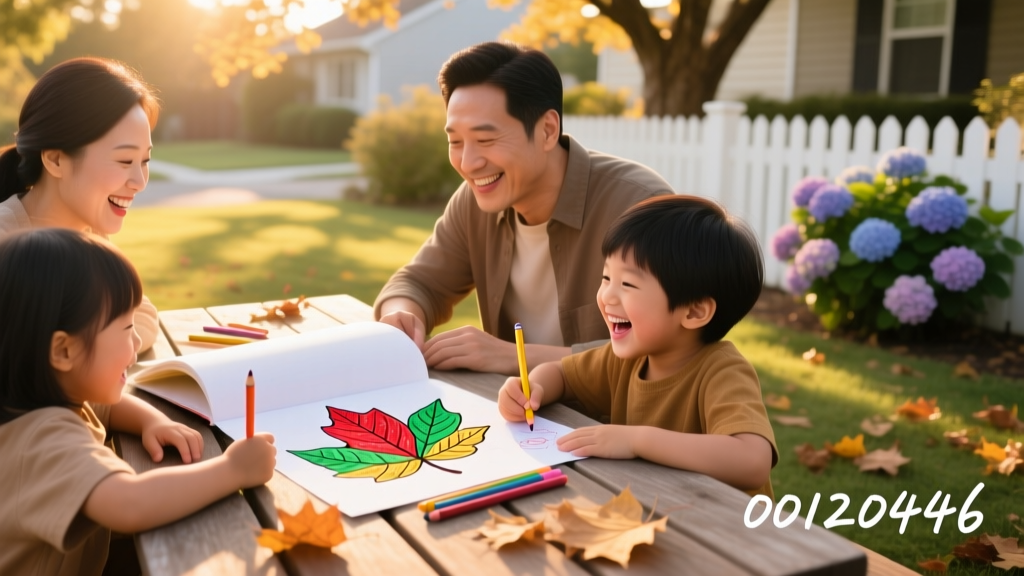 Leaf Coloring Pages 00120446: Science-Backed Benefits for Child Development, Parental Well-Being, and Seasonal Mindfulness