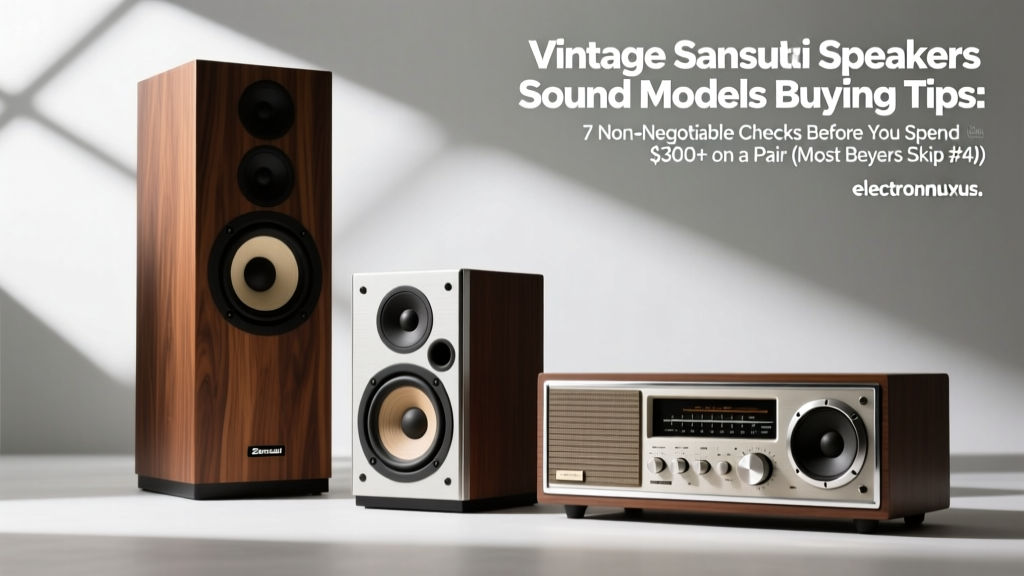 Vintage Sansui Speakers Sound Models Buying Tips: 7 Non-Negotiable Checks Before You Spend $300+ on a Pair (Most Buyers Skip #4)