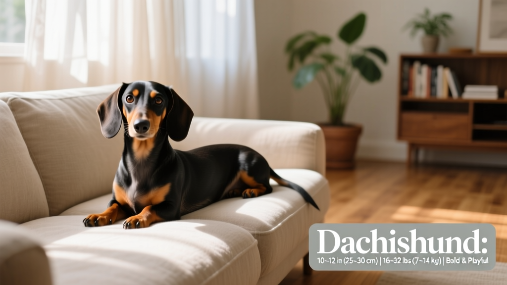 Dachshund on the couch