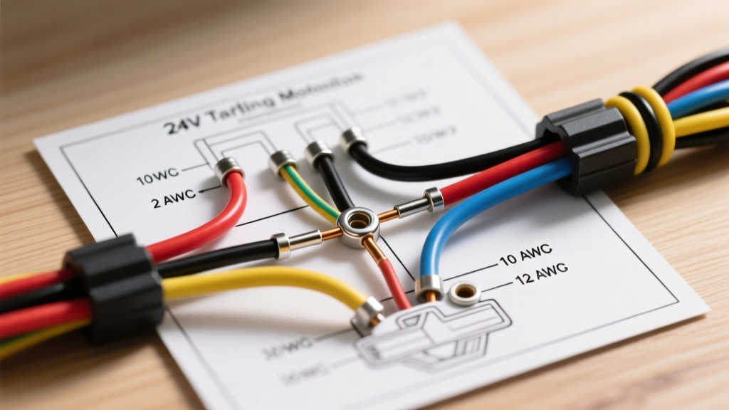 Complete 24v Wiring Diagram for Trolling Motors: Gauge & Color Guide