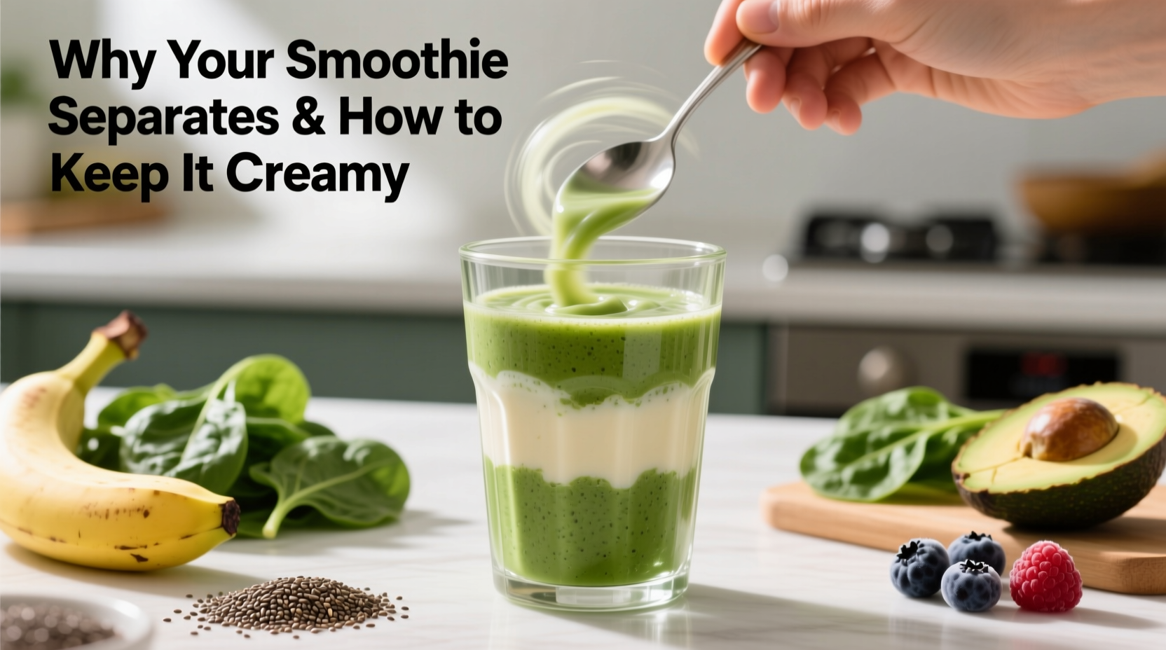 why is my smoothie separating and how to keep it creamy longer