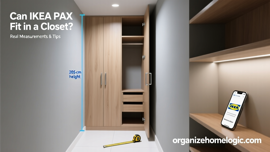 Can IKEA PAX Fit in a Small Closet? Real Measurements & Tips