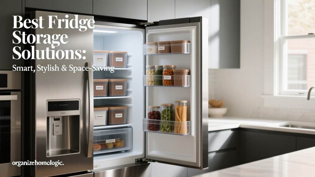 Best Fridge Storage Solutions: Smart, Stylish & Space-Saving