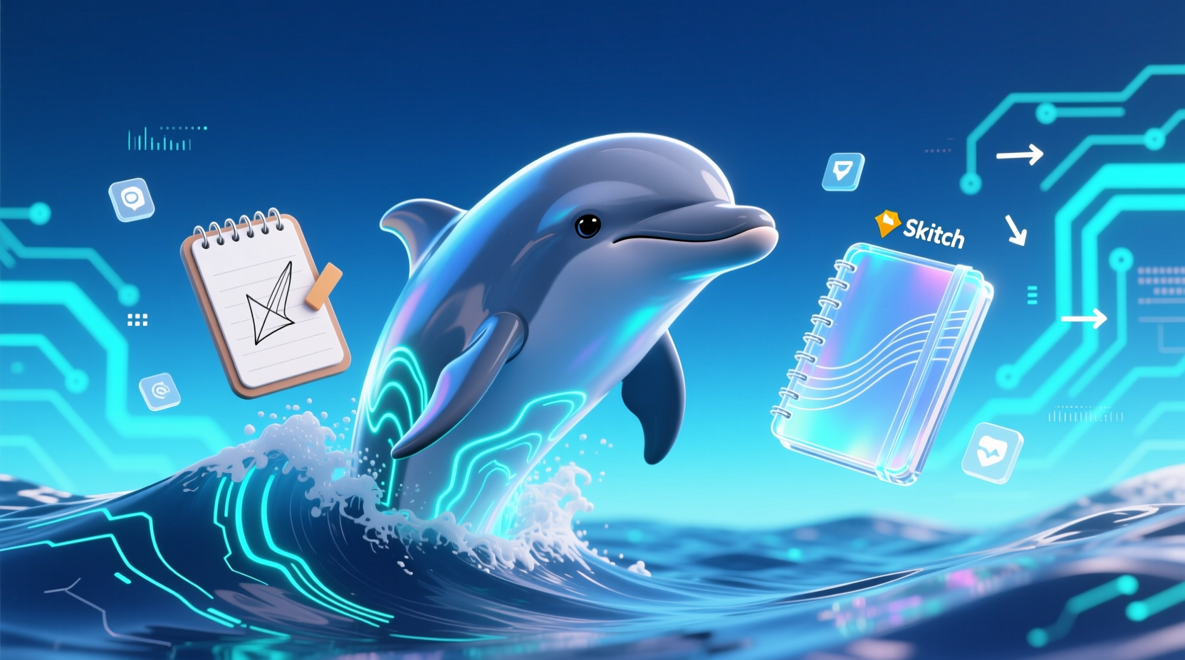 dolphin unveils skitch and evernote add ons for easy im