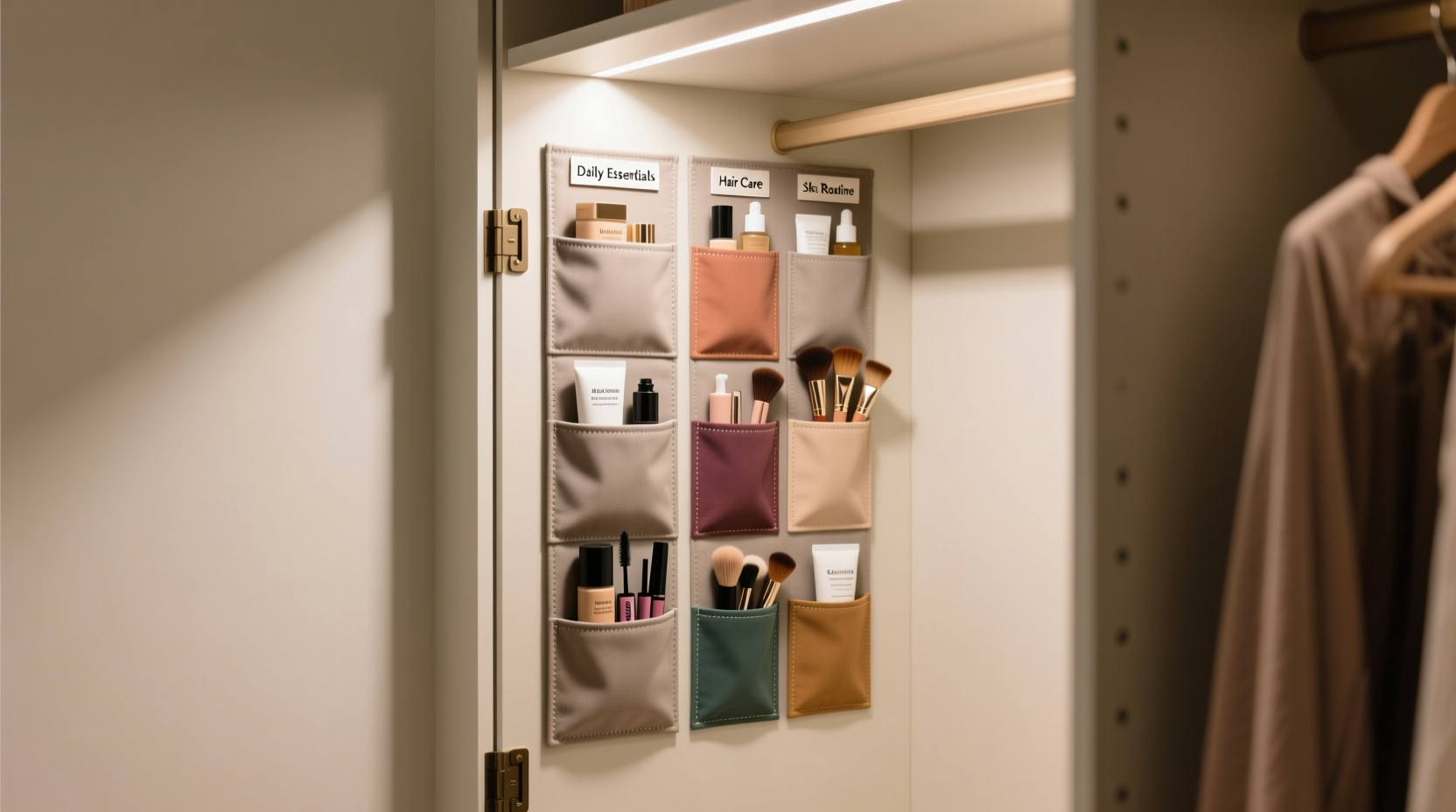 closet organization tips beauty tools by frequency