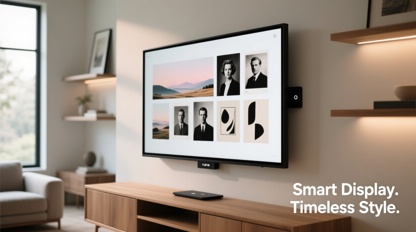 digital picture frame vs printed photos are smart displays too tacky for modern decor
