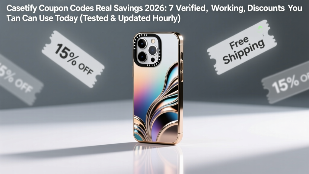 Casetify Coupon Codes Real Savings 2026: 7 Verified, Working Discounts You Can Use Today (Tested & Updated Hourly)