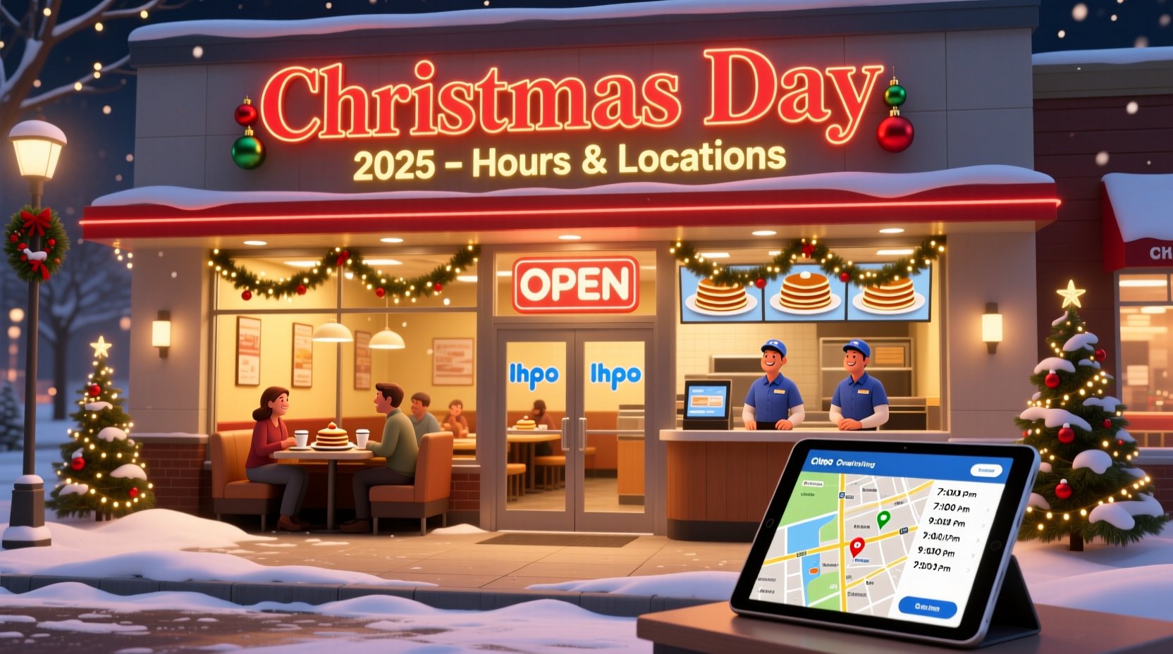 is ihop open christmas day