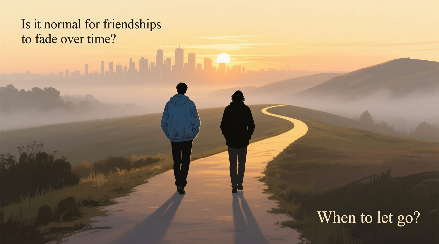 is it normal for friendships to fade over time and when to let go