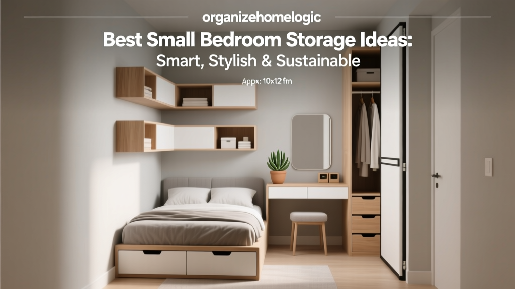Smart Small Bedroom Storage: Stylish & Sustainable Ideas