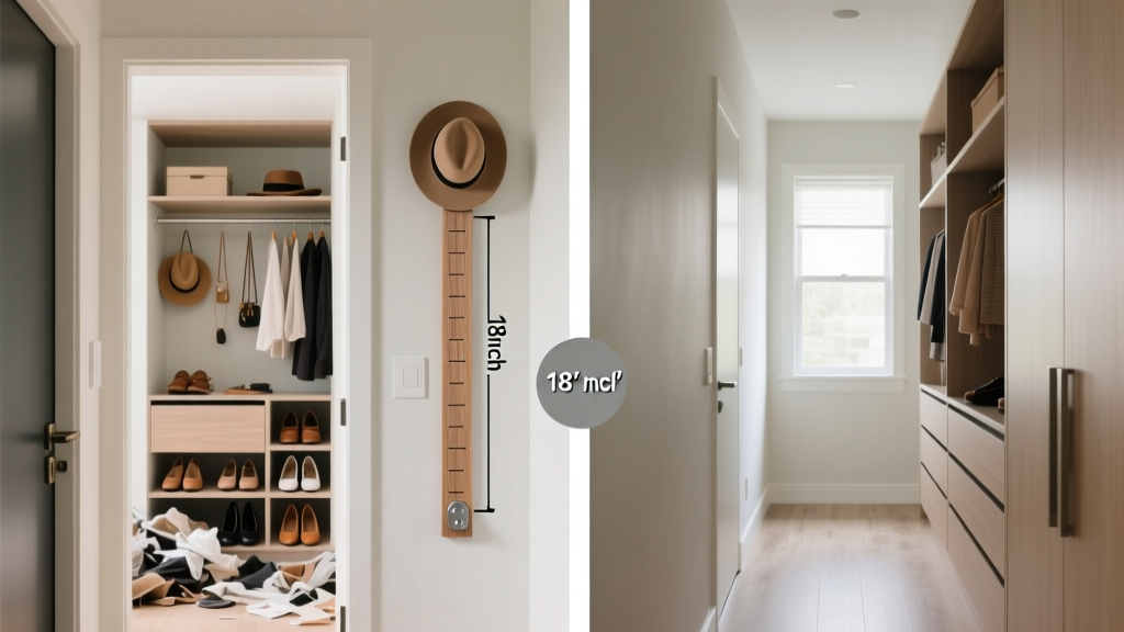 Decluttering a Small Entryway: The 18-Inch Wall Rule for ...