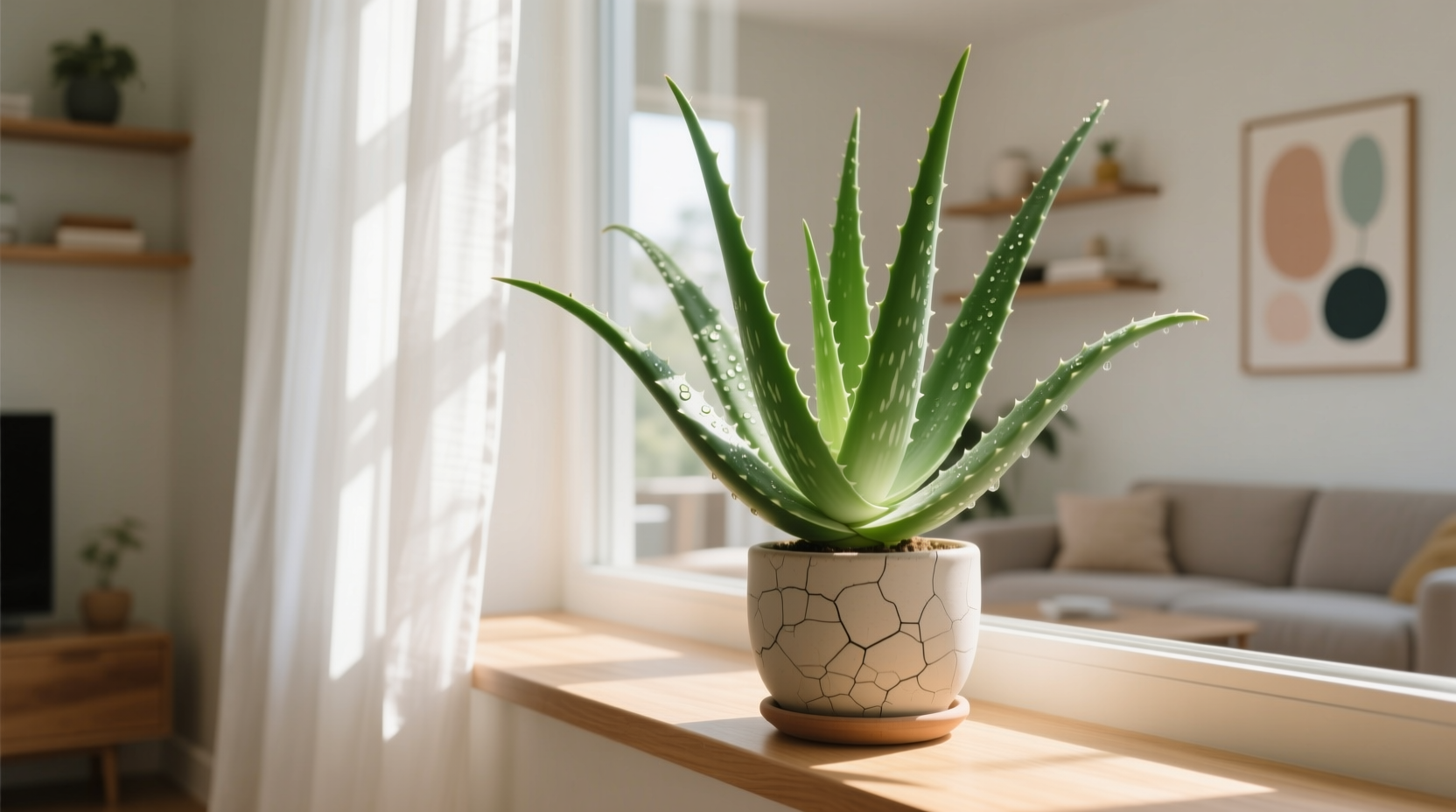 indoor aloe vera plant