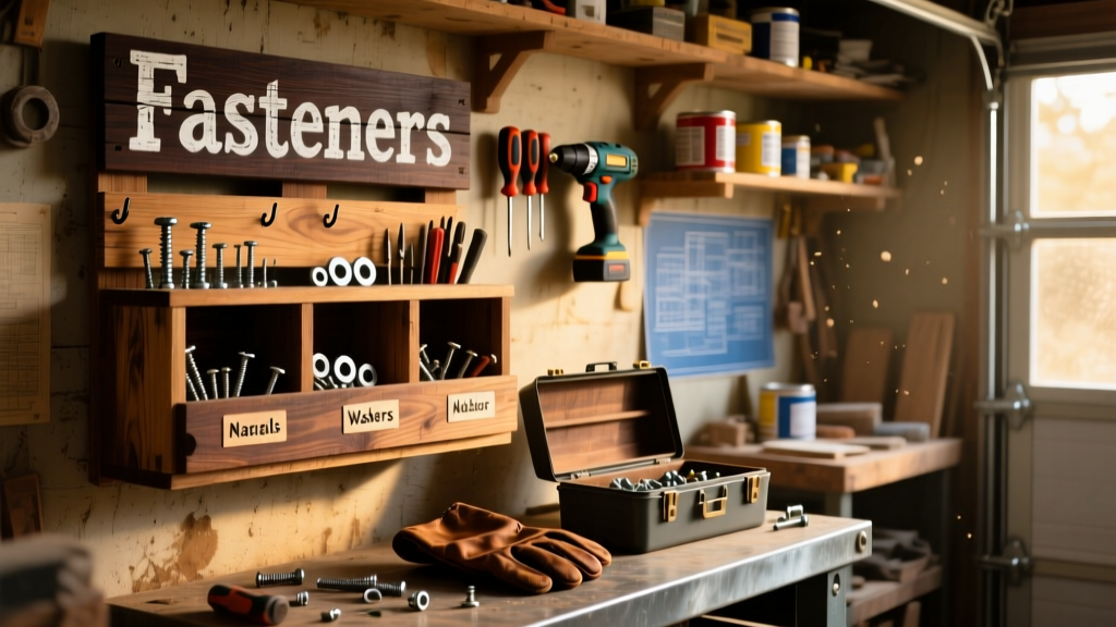 DIY Fastener Organizer for Garage or Workshop