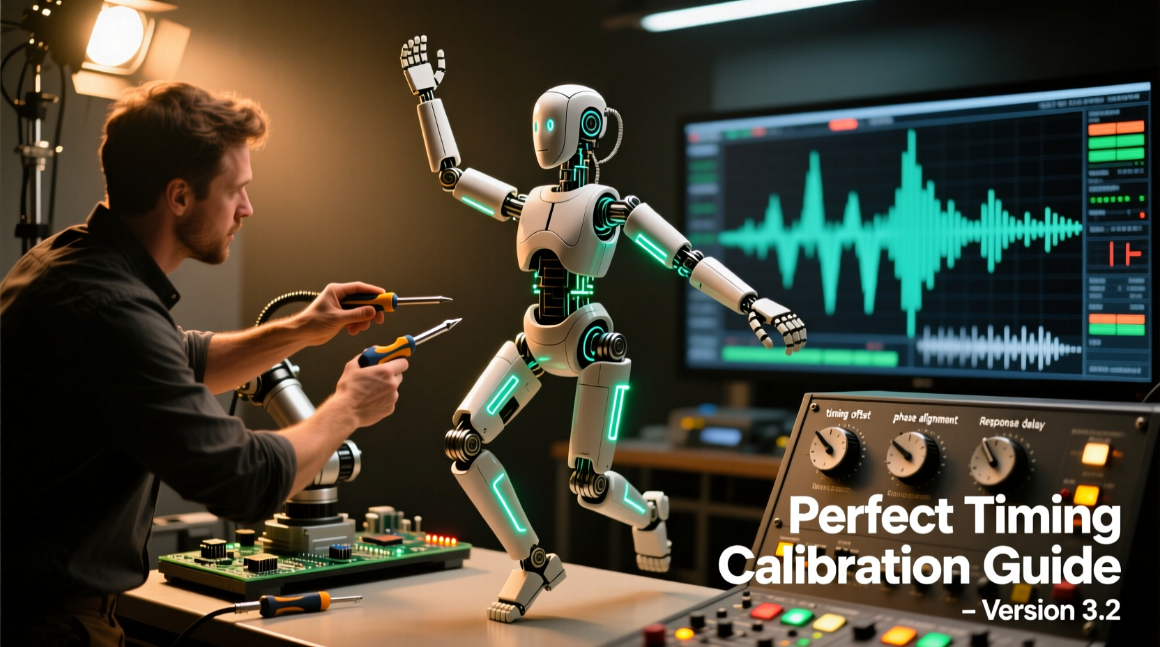 how to calibrate motorized dancing characters for perfect timing